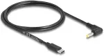 DELOCK USB Type-C&trade; Stromkabel zu DC 4,0 x 1,7 mm Stecker gewinkelt 1,5 m