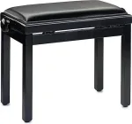 Stagg PB39 BKP SBK - dębowa ława pianinowa, czarny połysk, regulacja 49-57 cm