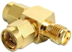 DELOCK SMA Stecker > SMA Stecker > SMA Buchse T-St&uuml;ck