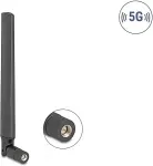 DELOCK 5G 3.4-5.0 GHz antenna SMA (black, omnidirectional, tilt joint)