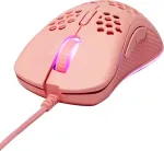 Hiir Deltaco Gaming DM210 kerge m&auml;nguri, RGB, roosa