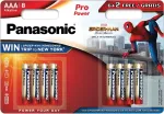 Panasonic Batteries Panasonic Pro Power patarei LR03PPG/8B (6+2)