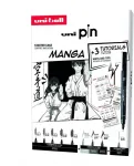 Uni-ball tindipliiats Pin 8P komplekt nr 1, manga