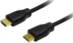 2direct Logilink HDMI-Kabel A/M zu A/M, 4K/30 Hz, schwarz, 0,2 m