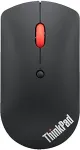 Hiir Lenovo | ThinkPad Bluetooth Silent Mouse w/o battery | Wireless | Bluetooth 5.0 | Black | 1 year(s)
