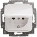 BUSCH-JAEGER BUSCH JAEGER Reflex SI - Steckdosen-Einsatz Klappdeckel - UP *alpinweiss*
