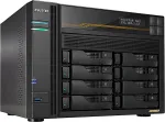 Asustor LOCKERSTOR 8 Gen3 NAS Desktop AMD Ryzen V3C14 16 GB DDR5 ADM Black
