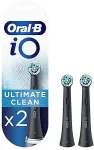 Oral-B iO Ultimate Clean 80335625 toothbrush head 2 pc(s) Black