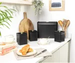 Salter BW14371 Alchemy Bread Bin, Black