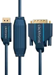 Clicktronic 70729 - DisplayPort - DVI - M&auml;nnlich/m&auml;nnlich - Gold - Blau - Kupfer (70729)