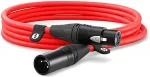 RODE R&Oslash;DE XLR3M-R audio cable 3 m XLR Red