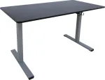 Home4you T&ouml;&ouml;laud ERGO OPTIMAL 1-mootoriga 120x60xH71-116cm, must/h&otilde;behall