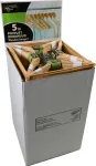 Home4you Riidepuud 5tk/komplektis, 45x22x1cm, puit, naturaalne
