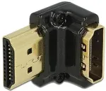 DELOCK HDMI Adapter A -> A Bu/St 90&deg; unten 4K Metallgeh&auml;use