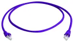 Teleg&auml;rtner Telegartner MP8 FS 500 - Patch-Kabel - RJ-45 (M) - RJ-45 (M) - 25cm - SFTP - CAT 6a - verseilt, mit Knickschutz - Violett (L00000A0237)