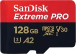 M&auml;lukaart SANDISK microSDXC 128GB Extreme Pro A2 C10 V30 UHS-I U3