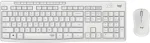 Klaviatuur Logitech Wireless Keyboard+Mouse MK295 white retail