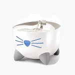 Catit 43751 dog/cat feeder/waterer Plastic, Stainless steel White Automatic pet waterer