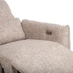 Home4you Diivan BASTIAN 2-kohaline elektriline recliner 146x89xH102cm, beež