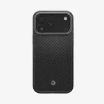 Spigen Enzo Aramid T (MagFit) iPhone 17 Pro Case Black Silver