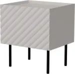 Cama MEBLE Cama LUCCA bedside cabinet, 2 pcs, 47x40x52, cashmere