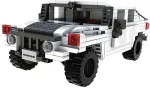 Jamara CaDA Humvee 1:24 Bricks wei&szlig; 8+