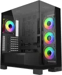 Korpus FSP M540-BA/Midi Tower/Transpar./Black