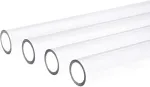 Alphacool ice pipe HardTube PETG pipe, 80cm 13/10mm, clear, 4-pack (18512)
