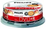 Toorikud PHILIPS 1x25 DVD+R 8,5GB DL 8x IW SP