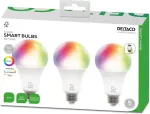 DELTACO SMAR Deltaco SH-LE27RGBA6002-3P smart lighting Smart bulb Wi-Fi 9 W