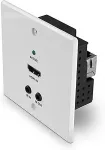 Lindy AV-signaali edastuss&uuml;steem Adap Lindy 70m Cat.6 HDMI 4K60 seinaplaadi pikendaja