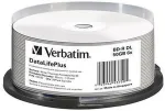 Toorikud VERBATIM 1x25 BD-R Blu-Ray 50GB 6x Speed thermal printable CB
