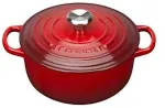 Le creuset Signature &uuml;mmargune r&ouml;stimisvorm 20cm cherry red (21177200602430)