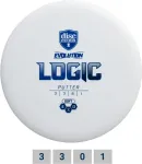 Discmania Discgolf Putter SOFT EXO LOGIC Evolution White 3/3/0/1