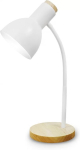Fellowes Platinet PDL333W table lamp Marma, 1xE27, 40W, white