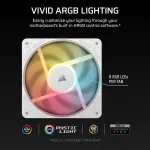 CORSAIR L&uuml;fter RS120-R ARGB PWM 120*120*25 White Triple P.