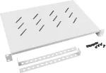 LANBERG 19" fixed shelf 1U/483x300mm, max load capacity up to 25kg | AK-1004-S | Grey