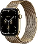 APPLE Watch Series 12 GPS + Cellular 42mm Radiant Gold Titanium Case with Radiant Gold Milanese Loop