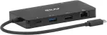 Club 3D Club3D USB-C 9in1-HUB >2xHDMI/2xUSB/USB-C/LAN 4K60Hz PD100W retail