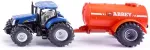 Siku 1945 FARMER New Holland with Abbey manure tanker