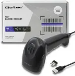 QOLTEC 50868 Wireless Laser Scanner 1D | 2D | Black