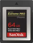 M&auml;lukaart Sandisk SD CFexpress Flash Card 64GB Extreme Pro