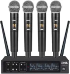 DNA QMIC4 wireless microphone with 4 handheld transmitters