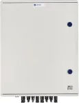 EMITER Switchgear attached DCAC hermetic IP66 EMITTER with DC surge arrester Dehn 1000V type 1+2, 6 x PV string, 6 x MPPT // og. AC Dehn type 1+2, 100A 3-F, FR 100A, syg. Faz + Socket