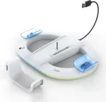 Noname iPega P5S045 Vertical Charging Stand with RGB for PS5/PS5 Slim White