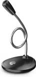 Platinet mikrofon PMOD1, must (45574)