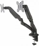 Art Desk handle on gas spring for 2 LEDs / LCDs 13-27 inches L-13GD