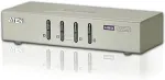 ATEN CS74U - KVM-/Audio-Switch - 4 x KVM/Audio - 1 lokaler Benutzer - Desktop - Gleichstrom (CS74U-AT)