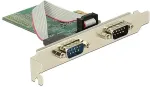 V&otilde;rgukaart DELOCK PCIe x1 card to 2x serial RS-232, interface card