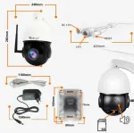ORLLO Outdoor PTZ IP WiFi Camera 4Mpx ZOOM x18 Z10